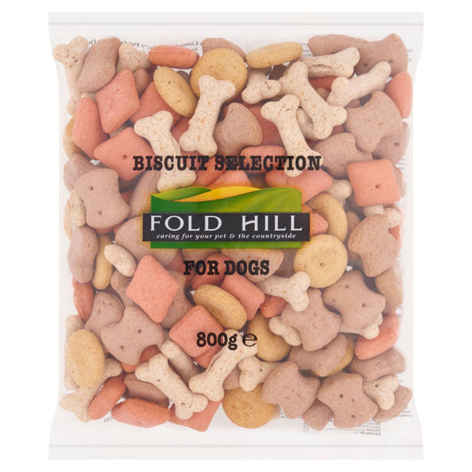 Fold Hill Dog Treats Biscuit Variety Selection Maintains Healthy Teeth & Gums 800g(Box of 14)