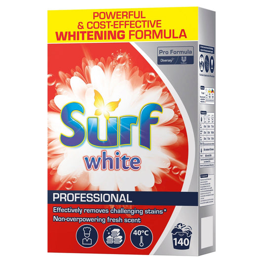 Surf Pro-Formula White Washing Powder 8.45kg, 140 Wash