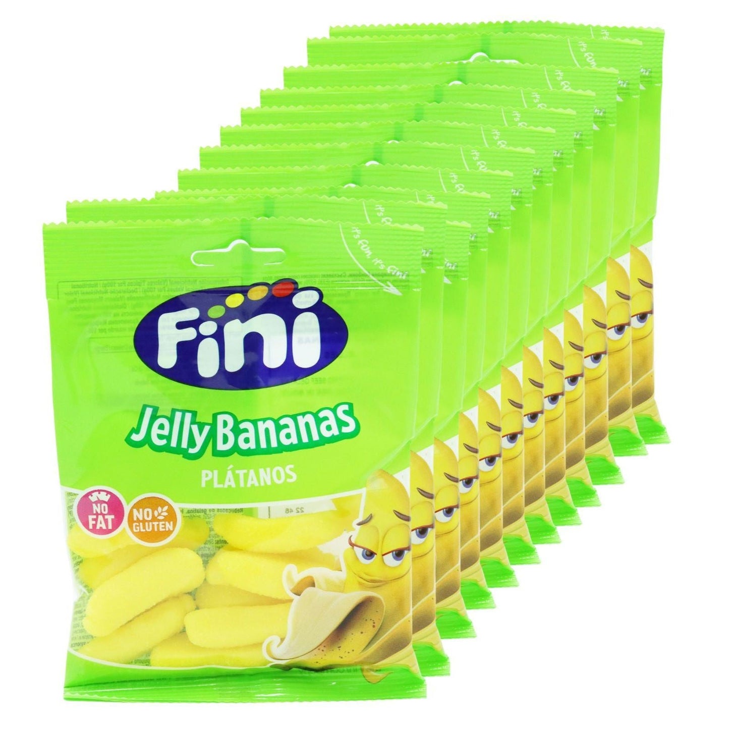 12x Fini Jelly Bananas Flavoured 75g