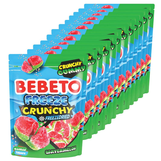 Bebeto Freeze Dried Gummy Watermelon Slices 35g (Box of 12)