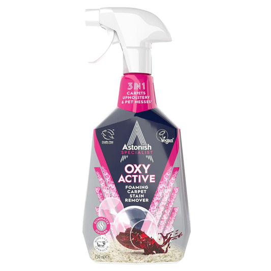Astonish Oxy Active Foaming Carpet Stain Remover 750ml