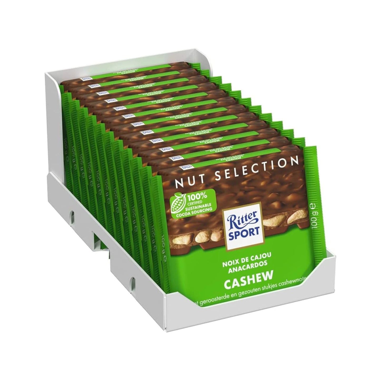 Ritter Sport Cashew 100g (Box of 12)