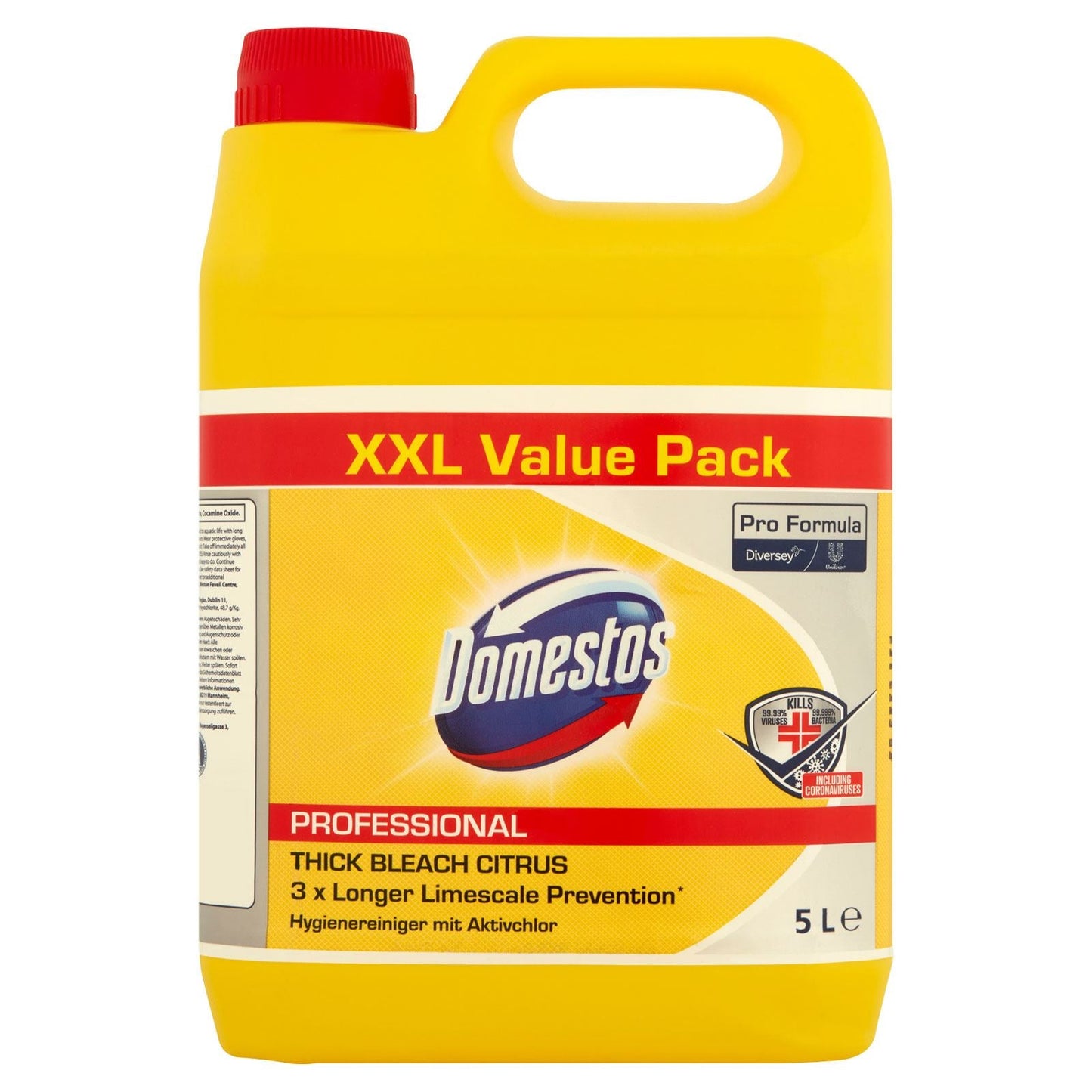 Domestos Professional Strength Citrus Thick Bleach 5 Litres