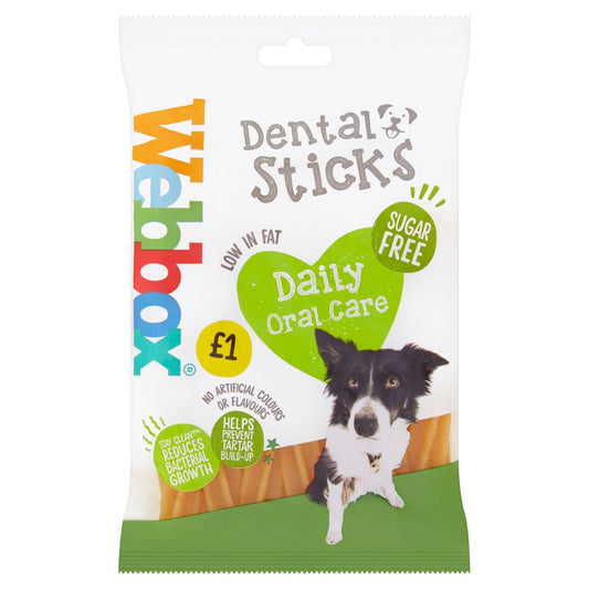 Webbox Dog Dental Sticks Pm£1 180g (Box of 10)