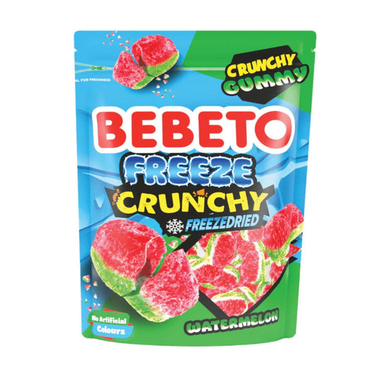 Bebeto Freeze Dried Gummy Watermelon Slices 35g (Box of 12)