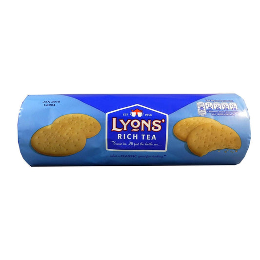 Lyons Rich Tea biscuits 300g  (Box of 18)