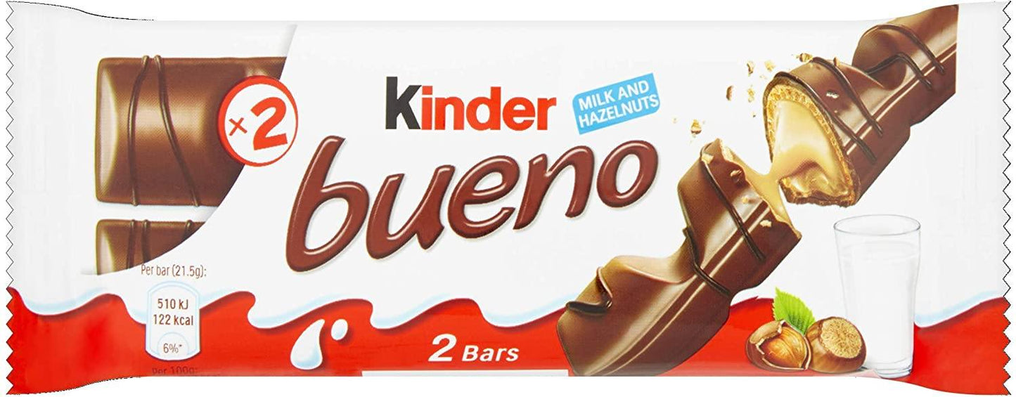 Kinder Bueno Banded 129g (10 Packs of 3, Total 30)