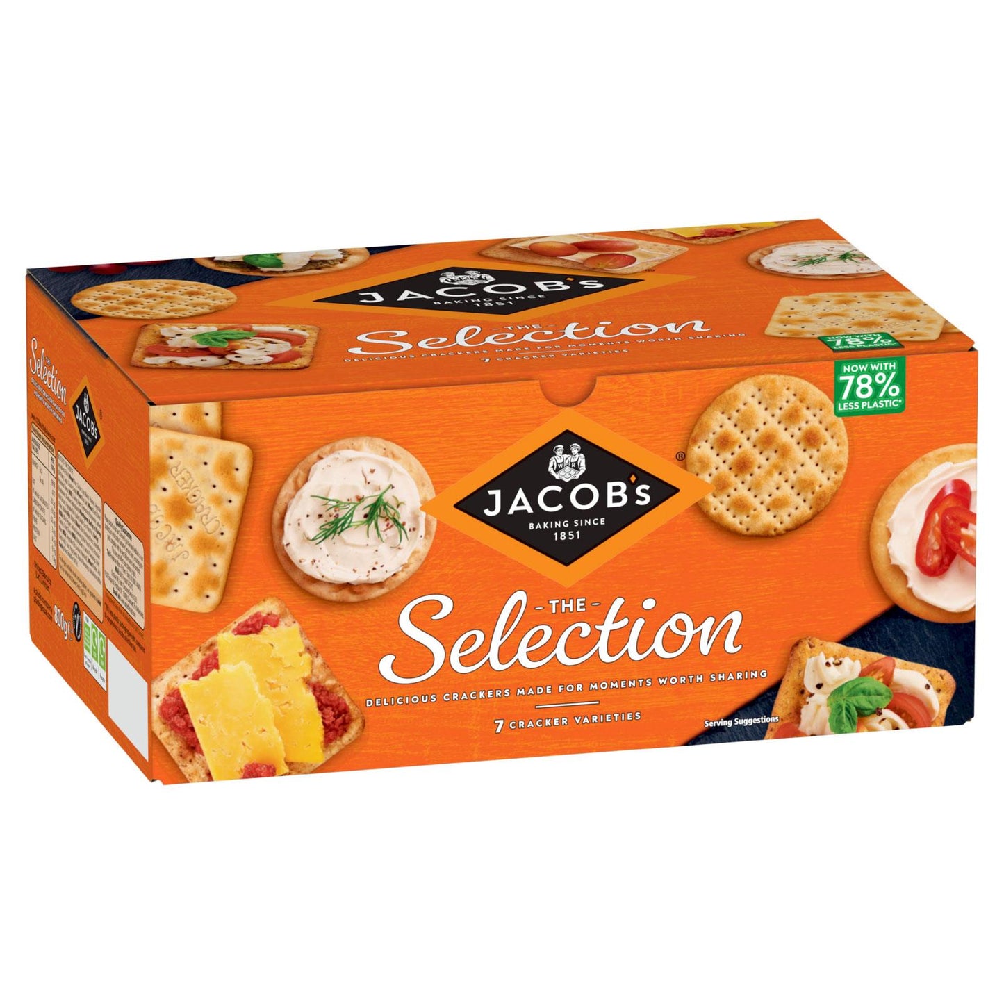 Jacob's Biscuits for Cheese Tub Crackers 800g