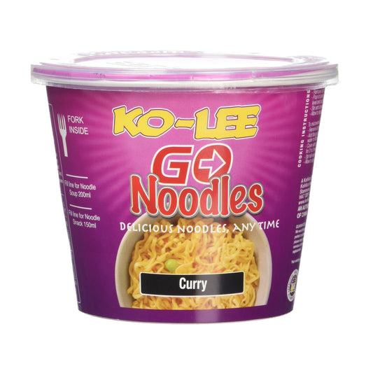 Ko-lee Go Noodles Cup Curry 65g (Box of 6)