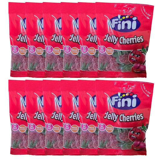12x Fini Fizzy Sour Cherry Pieces 75g