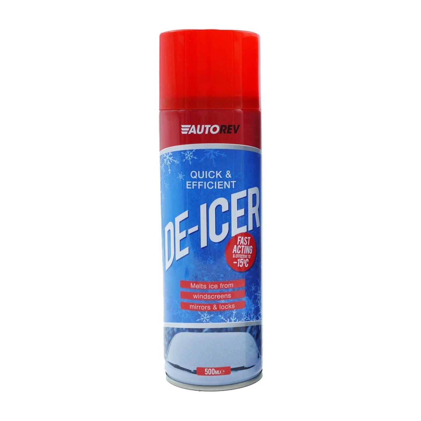 De-icer Spray For Car Windscreen - Fast Acting Melts Ice and Frost Quickly For Windows/Mirrors - 500ml