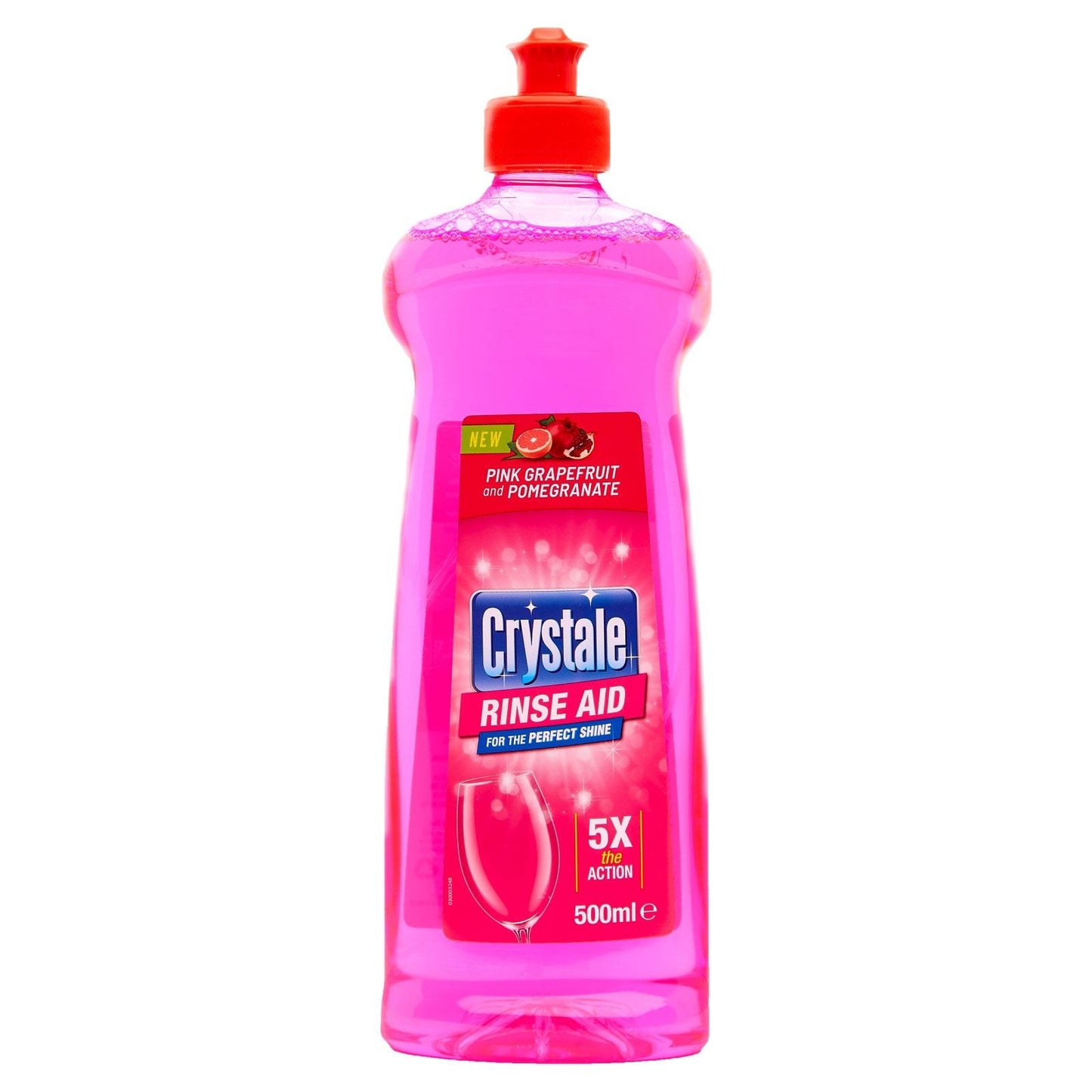 Crystale Dishwasher Rinse Aid Pink Grapefruit 500 ml