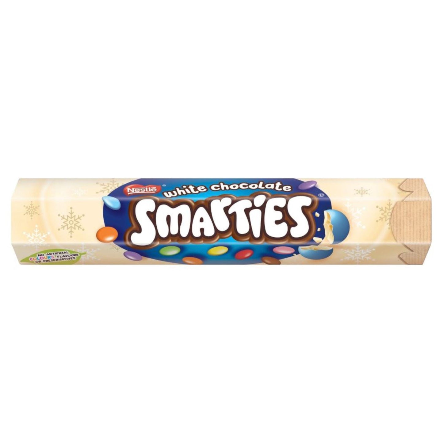 Smarties White Giant Hexatube Chocolate 120g (Box of 15)