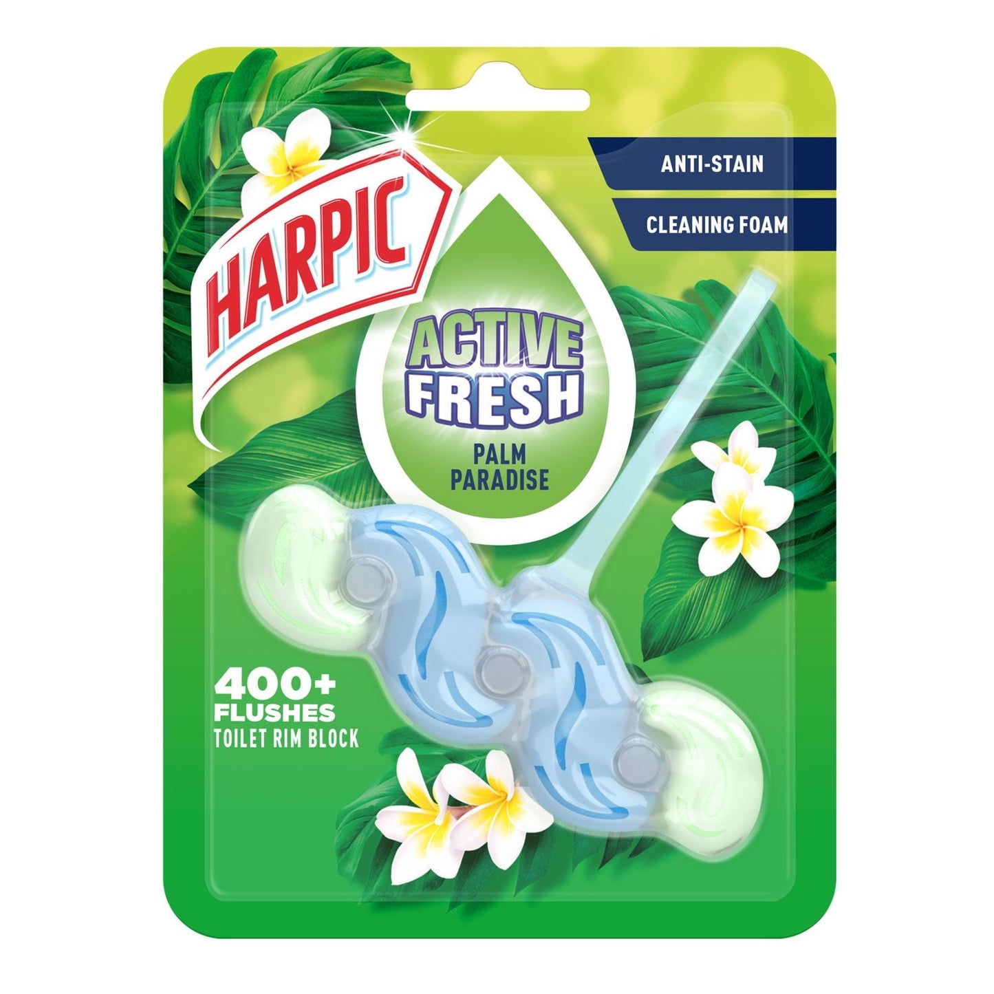 Harpic Active Fresh Palm Paradise Toilet Rim Block 35g