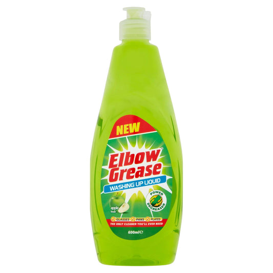 Elbow Grease Washing Up Liquid Apple Fresh New Edition 600ml